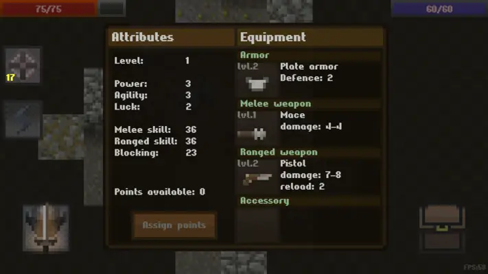 Caves Roguelike android App screenshot 5